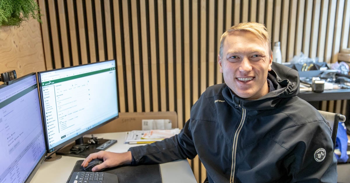 Prosjektleder Øystein i Indunor