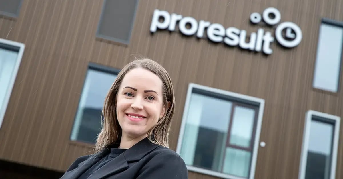 Iselin Stafsnes, leder for support og kundeopplevelse i Proresult