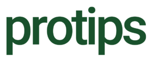 Logo Protips grønn