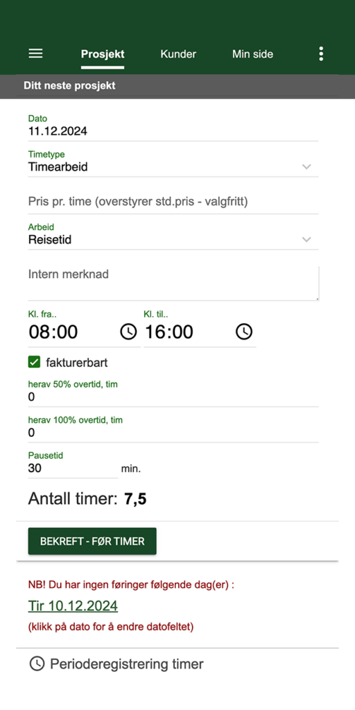 timereg