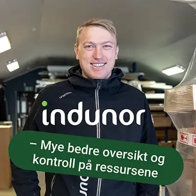 Indunor fikk mye bedre oversikt og kontroll på ressursene