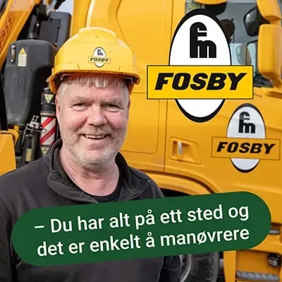 Fosby fikk alt på ett sted, og det er enkelt å manøvrere.