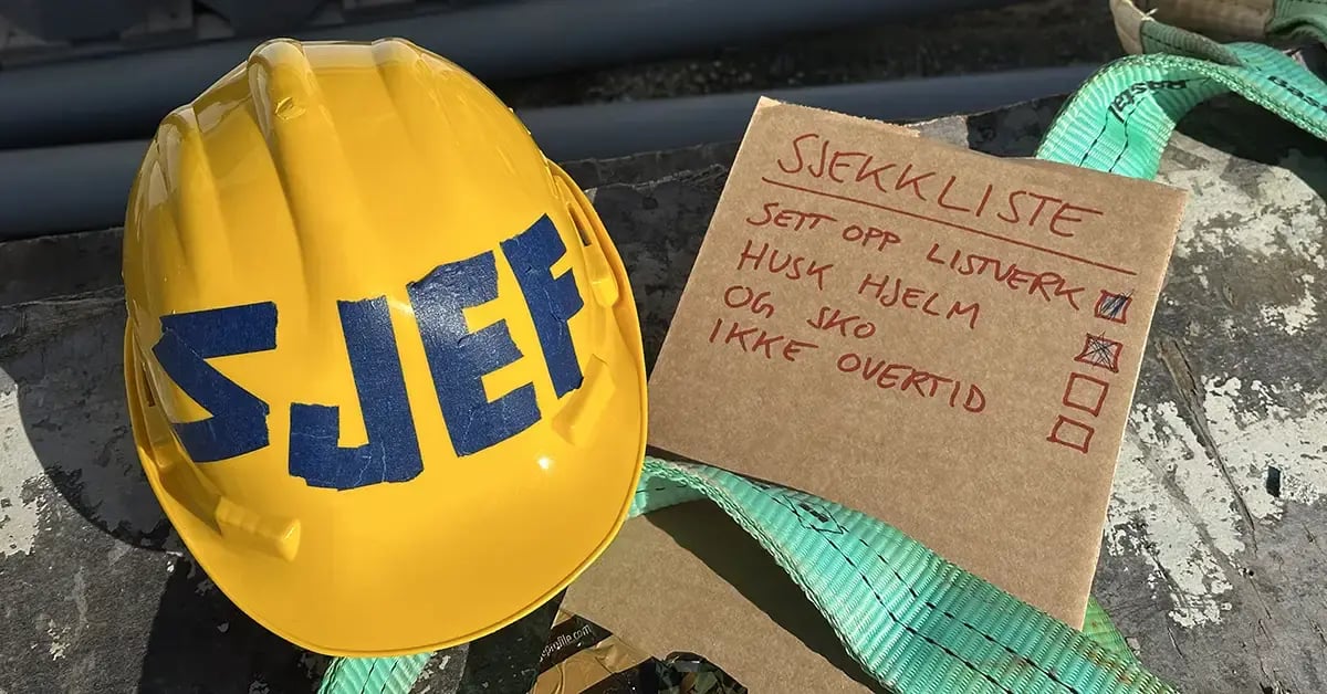 Sjekkliste med forbedringspotensiale