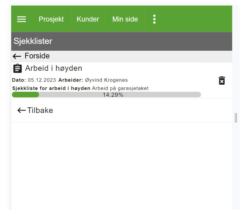 Sjekklister