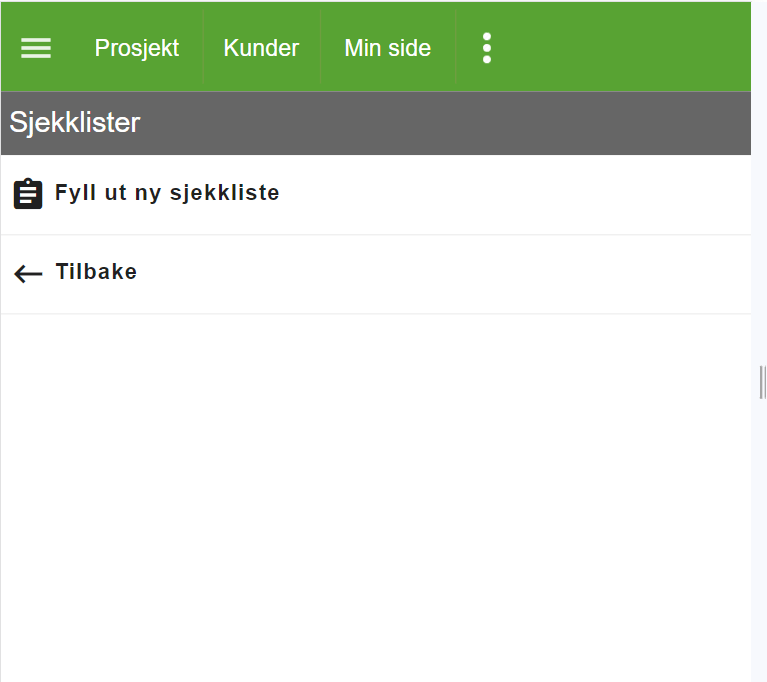 Sjekklister