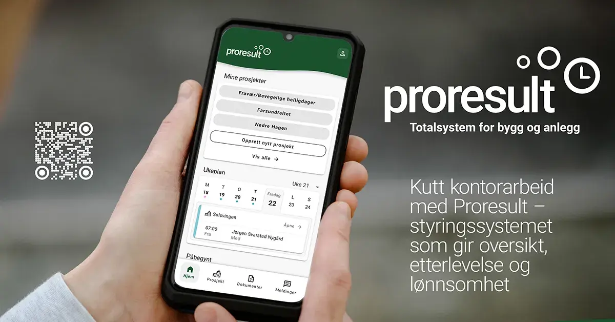 Splashbilde Proresult - kutt kontorarbeid Splashbilde Proresult - kutt kontorarbeid